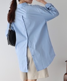 BLUEEAST | バックオープンロングシャツ(シャツ/ブラウス)