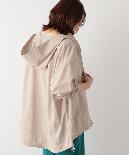 GLOBAL WORK（グローバルワーク）の「エアかるボリュームマンパ/163792（マウンテンパーカー・レディース・ライトベージュ/ピンク/ダークネイビー・FREE）」の9枚目の写真