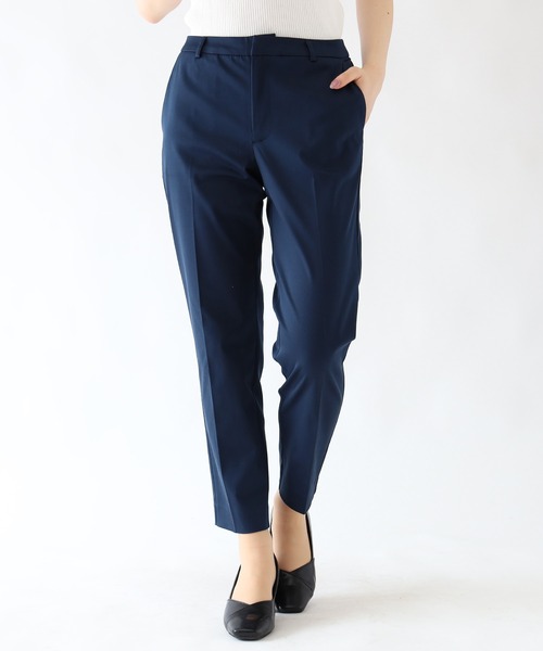 TRUDEA(トルディア)の「ボディシェルアンクルパンツ(スラックス・レディース・ネイビー/ベージュ/ブラック・SMALL/X-SMALL/LARGE/MEDIUM)」の3枚目の写真