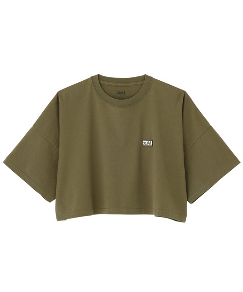 X-girl（エックスガール）の「BOX LOGO S/S WIDE TEE（Tシャツ