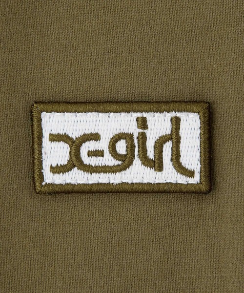 X-girl（エックスガール）の「BOX LOGO S/S WIDE TEE（Tシャツ/カットソー・レディース・ブラック/オリーブ/ホワイト・S/M）」の8枚目の写真