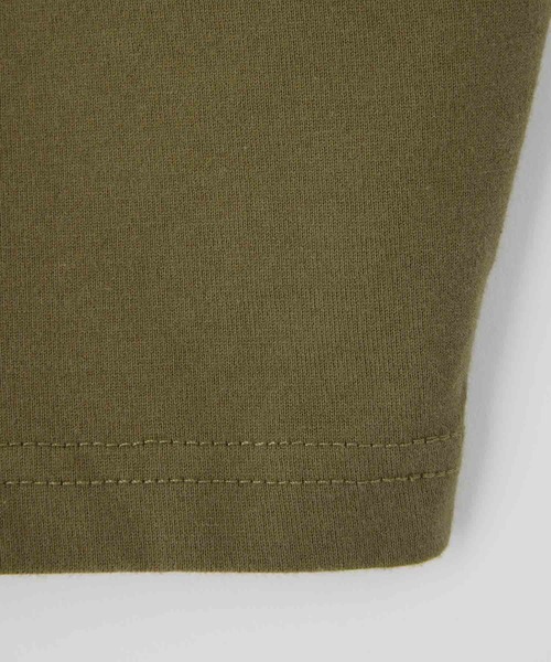 X-girl（エックスガール）の「BOX LOGO S/S WIDE TEE（Tシャツ/カットソー・レディース・ブラック/オリーブ/ホワイト・S/M）」の9枚目の写真