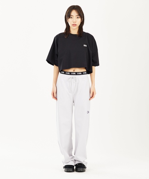 X-girl（エックスガール）の「BOX LOGO S/S WIDE TEE（Tシャツ/カットソー・レディース・ブラック/オリーブ/ホワイト・S/M）」の13枚目の写真