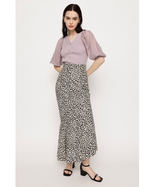 SLY(スライ)の「2WAY DOCKING TOPS2WAY ドッキングトップス シアースリーブ ニットトップス 2WAY 着回し 透け ボリュームスリーブ パフスリーブ(ニット/セーター・レディース・ライトパープル/ブラック/アイボリー・FREE)」の17枚目の写真