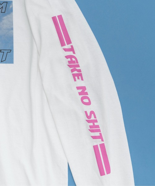 MAISON SPECIAL(メゾンスペシャル)の「SELENAHELIOS/セレナヘリオス PEACEFUL Long Sleeve【MAISON SPECIAL/メゾンスペシャル】(Tシャツ/カットソー・レディース・グレー/ホワイト・FREE)」の8枚目の写真