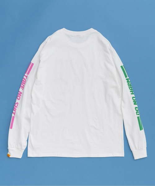 MAISON SPECIAL(メゾンスペシャル)の「SELENAHELIOS/セレナヘリオス PEACEFUL Long Sleeve【MAISON SPECIAL/メゾンスペシャル】(Tシャツ/カットソー・レディース・グレー/ホワイト・FREE)」の19枚目の写真