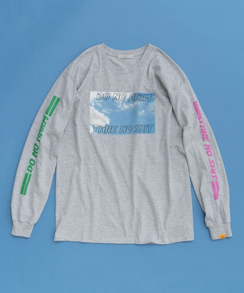MAISON SPECIAL(メゾンスペシャル)の「SELENAHELIOS/セレナヘリオス PEACEFUL Long Sleeve【MAISON SPECIAL/メゾンスペシャル】(Tシャツ/カットソー・レディース・グレー/ホワイト・FREE)」の16枚目の写真
