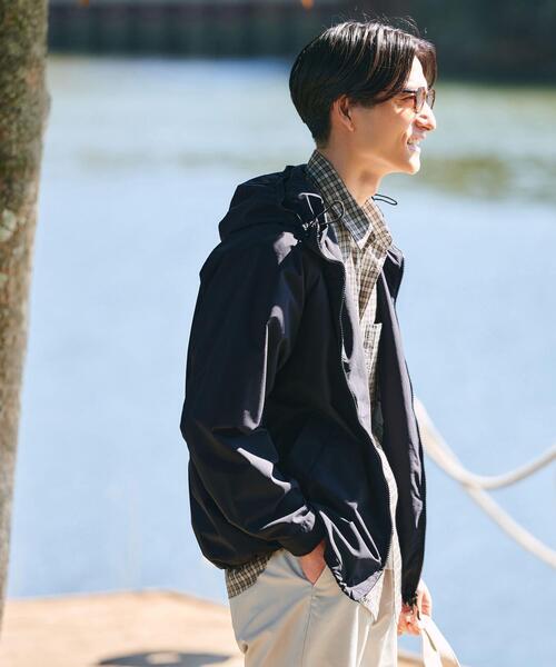 green label relaxing（グリーンレーベルリラクシング）の「2.5レイヤー マウンテンパーカ― -撥水・透湿-（マウンテンパーカー・メンズ・ブラック/ベージュ・S/M/L/XL）」の19枚目の写真