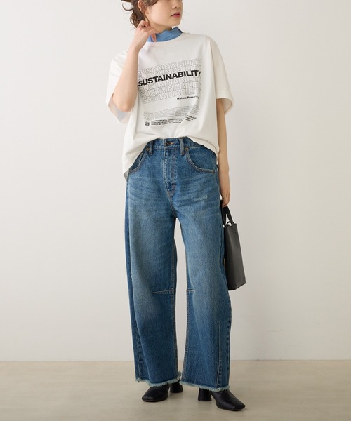 PUAL CE CIN(ピュアルセシン)の「シアーリブメロープチハイネックノースリーブ(その他トップス・レディース・イエロー/ネイビー/ミント/オフホワイト/ブルー/サーモンピンク/イエロー系・FREE)」の14枚目の写真