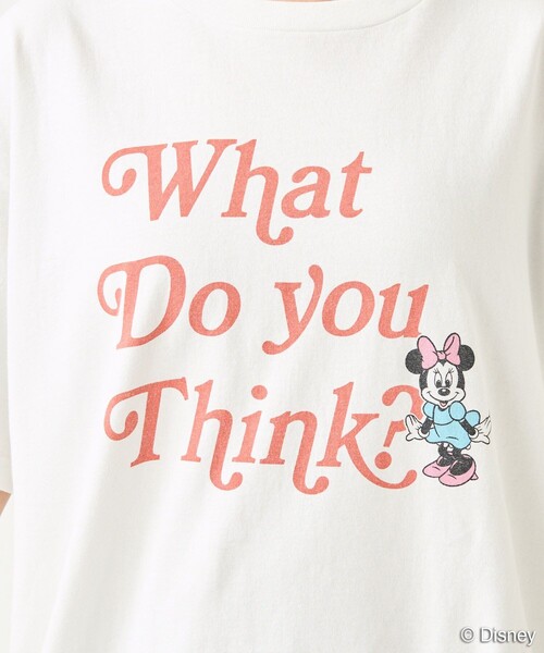 FREAK'S STORE（フリークスストア）の「DISNEY/ディズニー 「Minnie」 LOGO Tshirt/「ミニー」ロゴTシャツ
