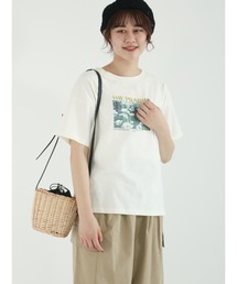 Samansa Mos2 | 転写プリントTシャツ(Tシャツ/カットソー)