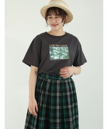 Samansa Mos2 | 転写プリントTシャツ(Tシャツ/カットソー)