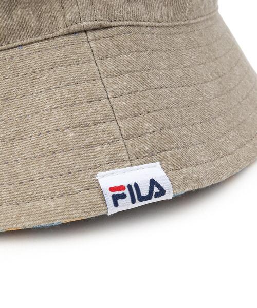 FILA（フィラ）の「【FILA/リバーシブル】バケットハット（ハット・キッズ・ベージュ/ピンク系/アイボリー・00）」の6枚目の写真