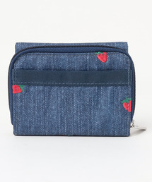 LESPORTSAC デニム 三つ折り財布 いちご刺繍 LESPORTSAC デニム 三つ折り財布 いちご刺繍 - メルカリ
