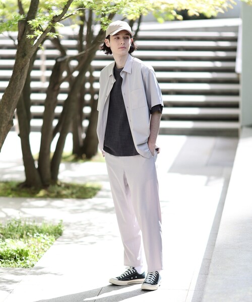 THE SHOP TK （ザ ショップ ティーケー ）の「◆【軽量/360°ストレッチ/シワになりにくい】エアドライレギュラーカラーシャツ（シャツ/ブラウス・メンズ・ライトブルー/カーキ/ライトグレー/ダークグレー・03/01/02/04）」の5枚目の写真