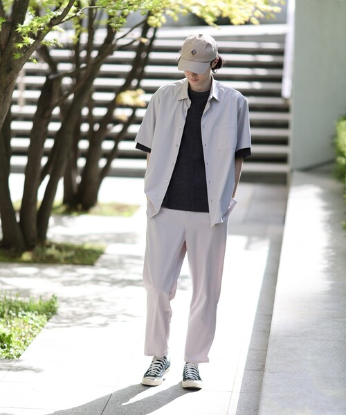 THE SHOP TK （ザ ショップ ティーケー ）の「◆【軽量/360°ストレッチ/シワになりにくい】エアドライレギュラーカラーシャツ（シャツ/ブラウス・メンズ・ライトブルー/カーキ/ライトグレー/ダークグレー・03/01/02/04）」の6枚目の写真