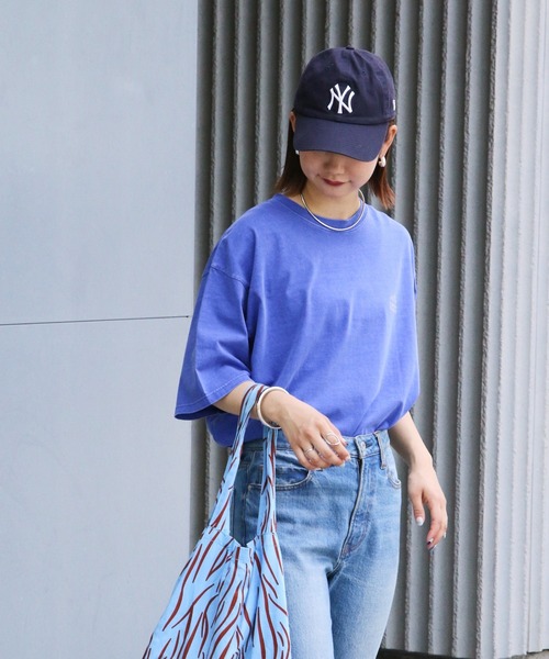 Franklin Climbing（フランクリンクライミング）の「【Franklin Climbing】【LOGO】ヴィンテージグラフィックTee（Tシャツ/カットソー・レディース・チャコールグレー/オフホワイト/ブルー・MEDIUM/LARGE）」の4枚目の写真