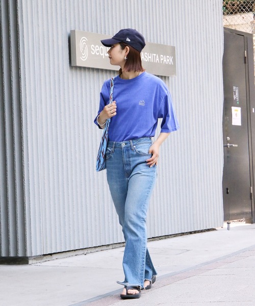 Franklin Climbing（フランクリンクライミング）の「【Franklin Climbing】【LOGO】ヴィンテージグラフィックTee（Tシャツ/カットソー・レディース・チャコールグレー/オフホワイト/ブルー・MEDIUM/LARGE）」の12枚目の写真