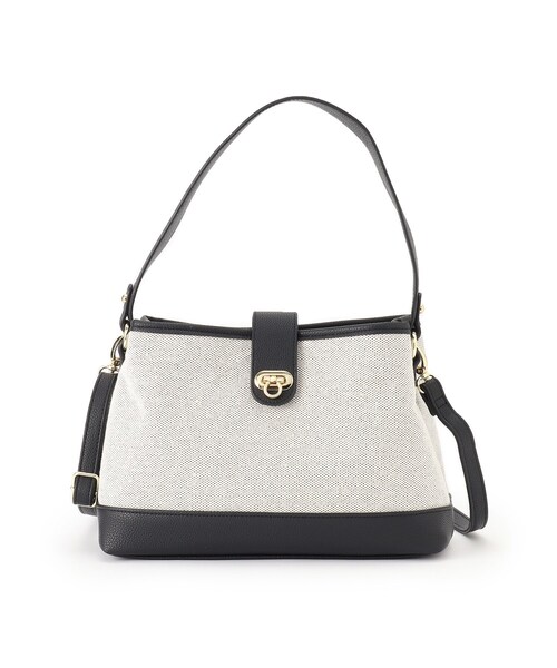 grove(グローブ)の「◆人間工学切り替えダブルショルダーバッグ【2WAY】(ショルダーバッグ・レディース・ライトグレー/ライトブルー/ホワイト系6/ブラック系3・00)」の14枚目の写真