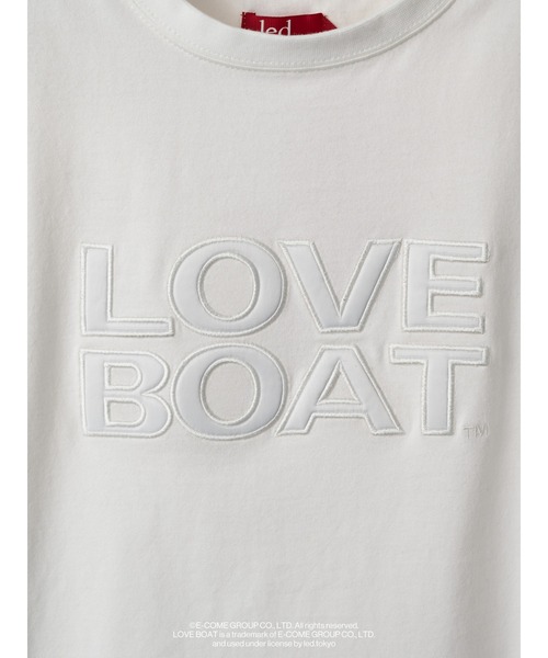 led.tokyo（レッドトウキョウ）の「【led.tokyo】LOVE BOAT/ラブボート アシンメトリースリットTシャツ（Tシャツ/カットソー・レディース・ホワイト/ブラック・FREE）」の16枚目の写真