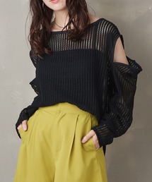 Lull | 【Lull / ルル】マルチWAYメッシュトップス(Tシャツ/カットソー)