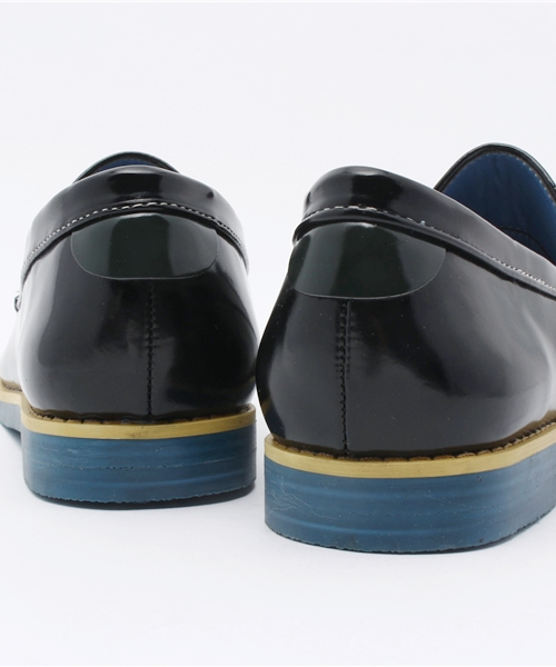 POU DOU DOU（プードゥドゥ）の「配色ソールローファー（ローファー・レディース・ブラック/グリーン/ベージュ・3/4）」の9枚目の写真