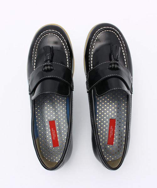 POU DOU DOU（プードゥドゥ）の「配色ソールローファー（ローファー・レディース・ブラック/グリーン/ベージュ・3/4）」の10枚目の写真