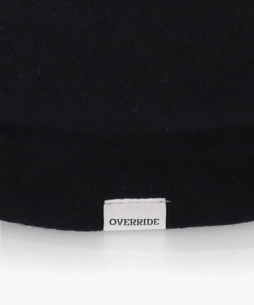OVERRIDE(オーバーライド)の「OVERRIDE EX FINE LAMBS TAM BERET / オーバーライド(ハンチング/ベレー帽・メンズ・ブラック/グレー/ブルー・57~59cm)」の17枚目の写真