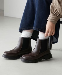 BONLECILL | ステッチデザイン サイドゴアブーツ(ブーツ)