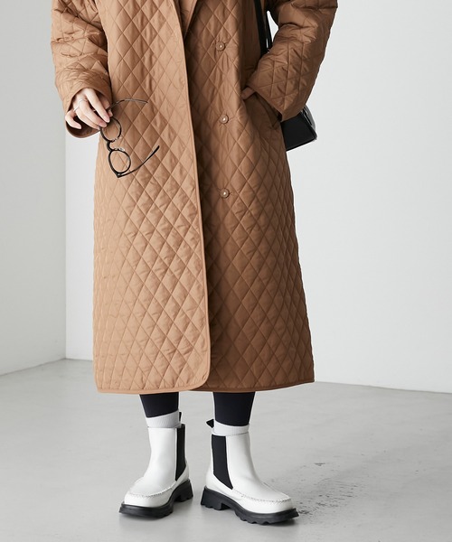 BONLECILL(ボンルシール)の「ステッチデザイン サイドゴアブーツ(ブーツ・レディース・ブラック/ブラウン/アイボリー・XL/L/M/S)」の6枚目の写真