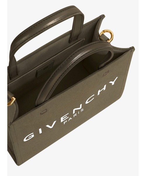 GIVENCHY（ジバンシイ）の「G-Tote ミニ キャンバス（トートバッグ・レディース・カーキ/ブルー系・FREE）」の3枚目の写真