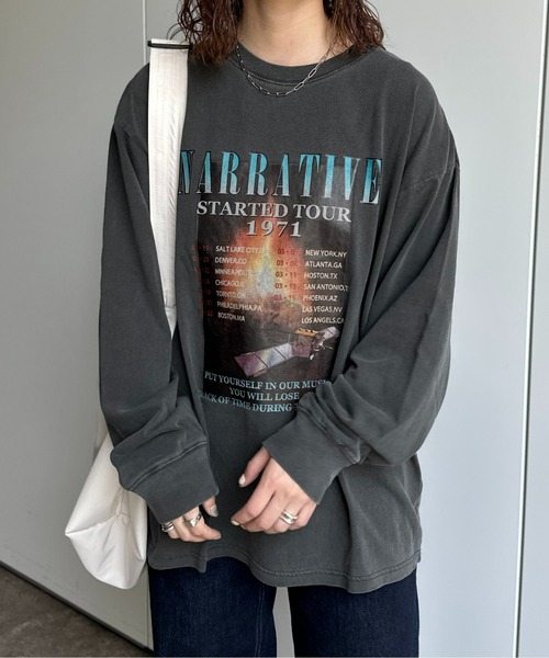 CPCM（シーピーシーエム）の「ピグメントロックロンT（Tシャツ/カットソー・メンズ・チャコールグレー/ブラック/ブラック系その他・MEDIUM/LARGE）」の17枚目の写真