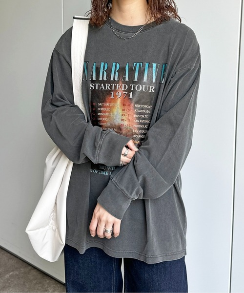 CPCM（シーピーシーエム）の「ピグメントロックロンT（Tシャツ/カットソー・メンズ・チャコールグレー/ブラック/ブラック系その他・MEDIUM/LARGE）」の18枚目の写真