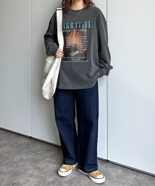 CPCM（シーピーシーエム）の「ピグメントロックロンT（Tシャツ/カットソー・メンズ・チャコールグレー/ブラック/ブラック系その他・MEDIUM/LARGE）」の22枚目の写真