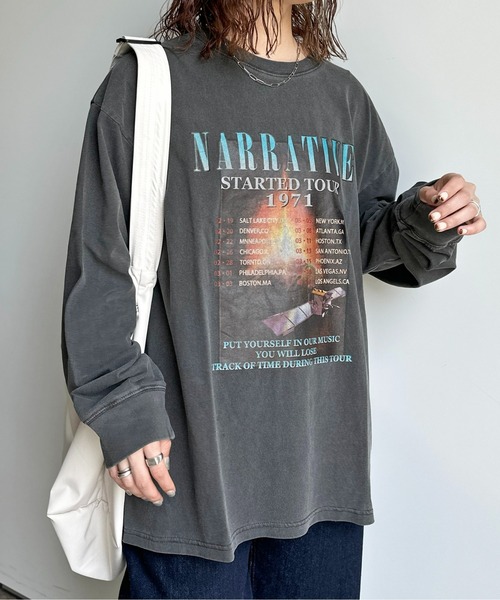 CPCM（シーピーシーエム）の「ピグメントロックロンT（Tシャツ/カットソー・メンズ・チャコールグレー/ブラック/ブラック系その他・MEDIUM/LARGE）」の15枚目の写真