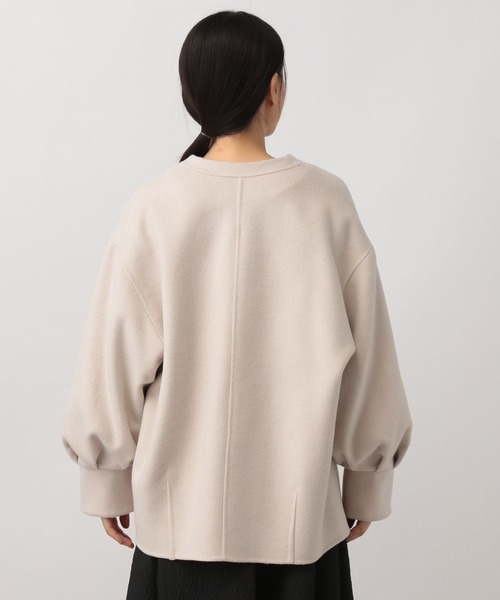 A part by（アパートバイ）の「casheepノーカラーコート（ノー