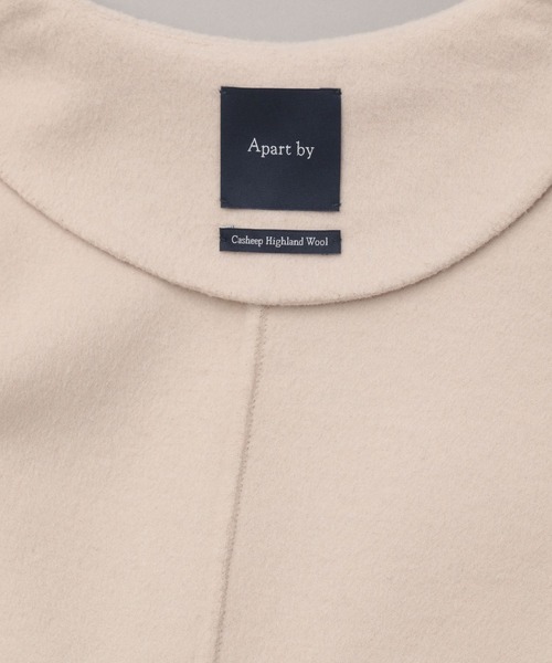 apart by lowrys casheepノーカラーコート A part by（アパートバイ）の「casheepノーカラーコート（ノー