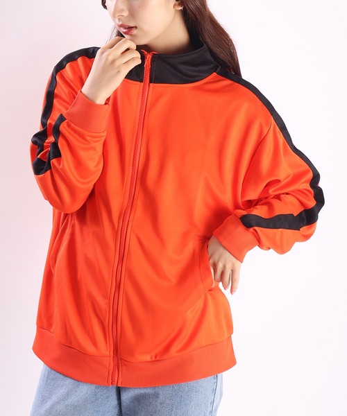 WESTSEA(ウエストシー)の「長袖 ライントラックジャケット(ジャージ・レディース・ブラック/ナチュラル/グリーン/ワイン/オレンジ/ベージュ系その他/ネイビー/イエロー/ベージュ系その他2/サックスブルー/ブルー・L/M)」の17枚目の写真