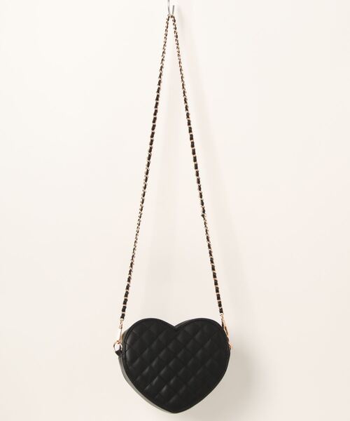 one wayザッカ（ワンウェイザッカ）の「ハートキルティングバッグ（ショルダーバッグ・レディース・レッド/ブラック/アイボリー・FREE）」の6枚目の写真