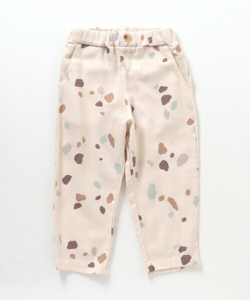 apres les cours(アプレレクール)の「ゆったりテーパードパンツ/7days Style pants(その他パンツ・キッズ・ブラウン/アイボリー/チェック/チャコール・110/120/80/90/100/130)」の2枚目の写真
