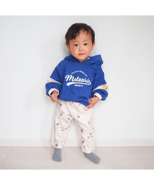 apres les cours(アプレレクール)の「ゆったりテーパードパンツ/7days Style pants(その他パンツ・キッズ・ブラウン/アイボリー/チェック/チャコール・110/120/80/90/100/130)」の7枚目の写真