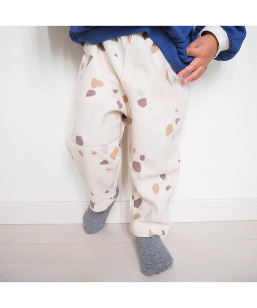 apres les cours(アプレレクール)の「ゆったりテーパードパンツ/7days Style pants(その他パンツ・キッズ・ブラウン/アイボリー/チェック/チャコール・110/120/80/90/100/130)」の9枚目の写真