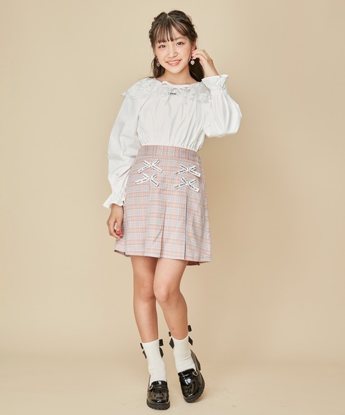 JENNI love（ジェニィラブ）の「取り外しフリルカラートップス