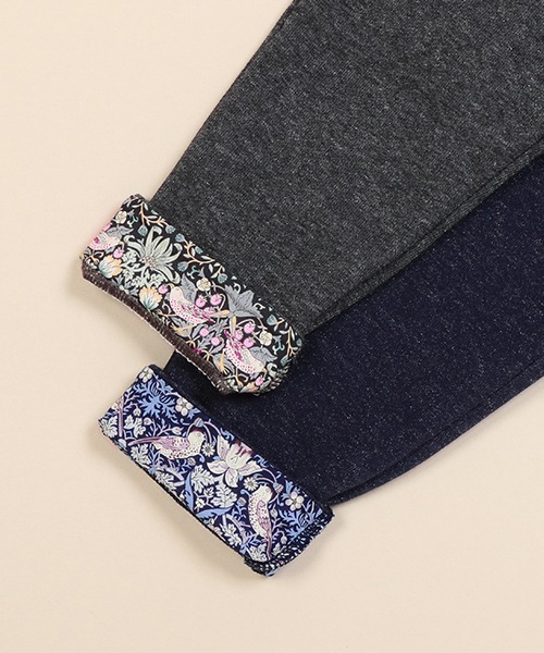 sense of wonder（センスオブワンダー）の「リバティファブリックフリル長パンツ（スウェットパンツ・キッズ・ネイビー/チャコール・80ｃｍ/90cm/120cm/100cm/110cm）」の9枚目の写真