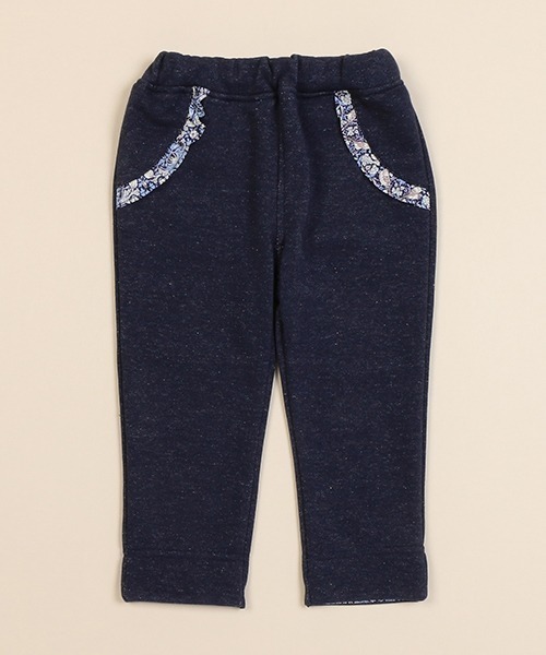 sense of wonder（センスオブワンダー）の「リバティファブリックフリル長パンツ（スウェットパンツ・キッズ・ネイビー/チャコール・80ｃｍ/90cm/120cm/100cm/110cm）」の13枚目の写真