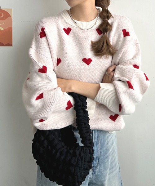 ニット➕GRANCYハートTのセット ニット➕GRANCYハートTのセット ニット➕GRANCYハートTのセット ハート