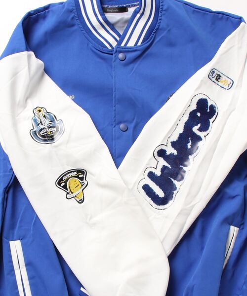 【セール】【Bl】【Bling leads】ビッグシルエット スタジアムジャンパー（ブルゾン）｜Bling Leads（ブリングリーズ）