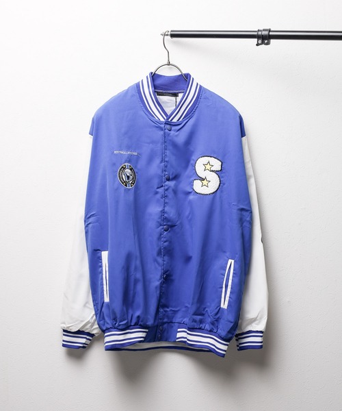 【セール】【Bl】【Bling leads】ビッグシルエット スタジアムジャンパー（ブルゾン）｜Bling Leads（ブリングリーズ）