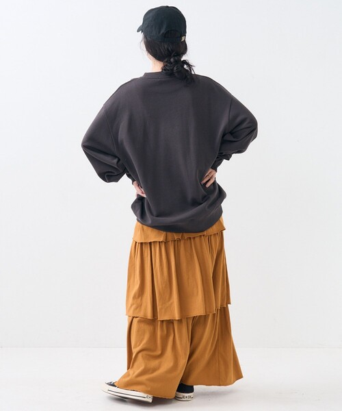 FREAK'S STORE（フリークスストア）の「トラ スウェット/ロゴスウェット（スウェット・レディース・ライトグレー/チャコールグレー/ネイビー・ﾌﾘ-）」の17枚目の写真