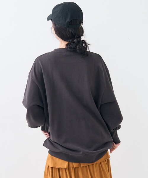 FREAK'S STORE（フリークスストア）の「トラ スウェット/ロゴスウェット（スウェット・レディース・ライトグレー/チャコールグレー/ネイビー・ﾌﾘ-）」の19枚目の写真